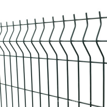 Best Selling Easy Installation garden security perimeter curved wire mesh peach shape post fence